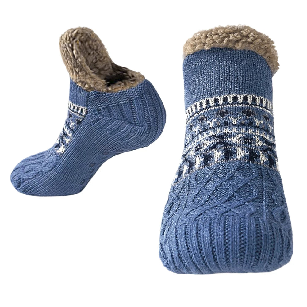 Cozy Winter Slippers: Non-Slip Fuzzy Thermal Comfort