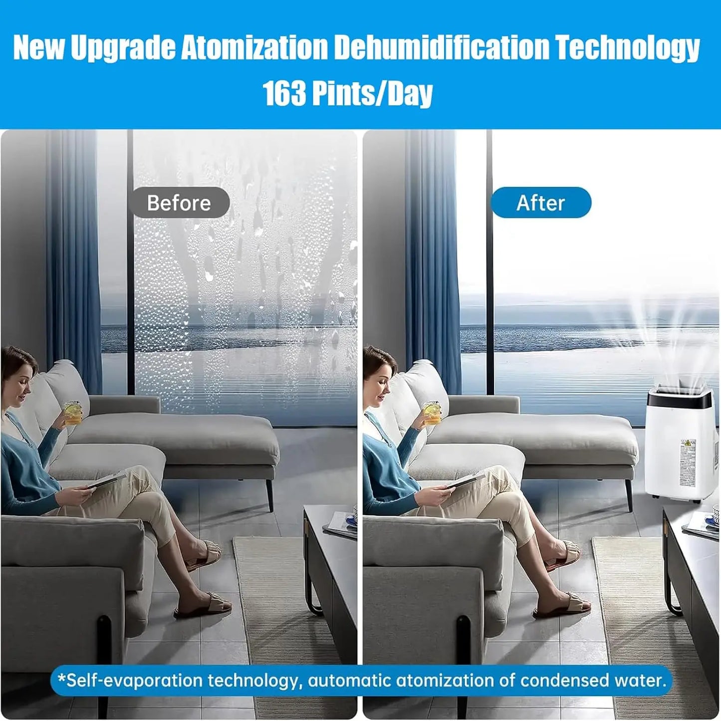 10000 BTU Portable 3-in-1 Air Conditioner