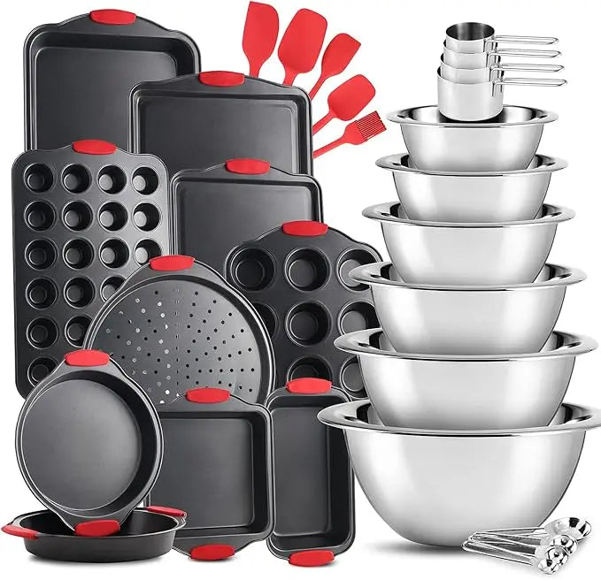 15-Piece Nonstick Bakeware Set for Baking