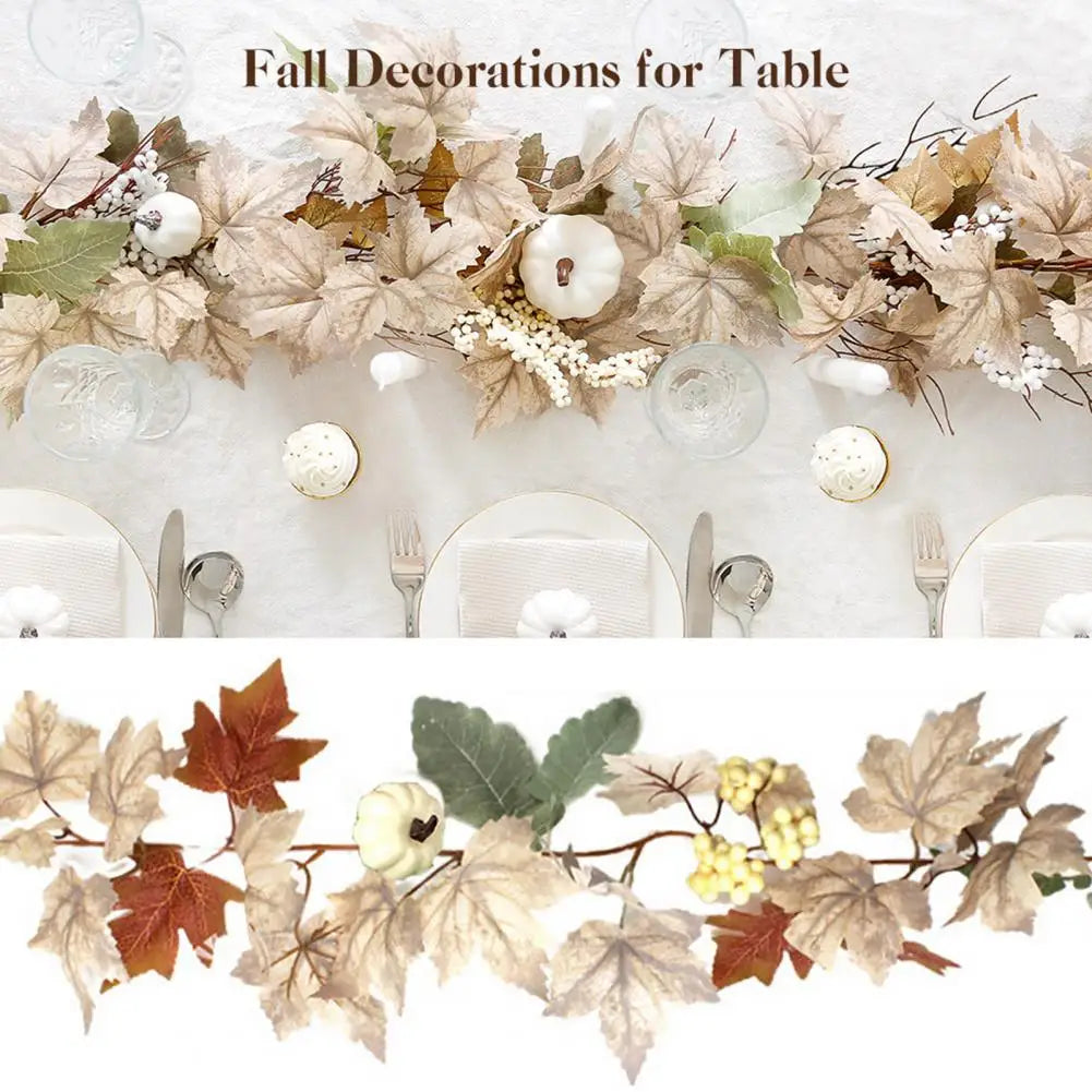 Autumn Harvest Garland for Festive Home Decor
