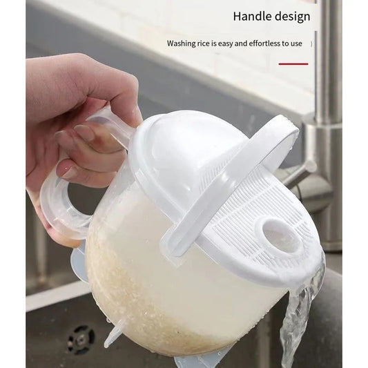 Portable Rice Washer Strainer Bowl