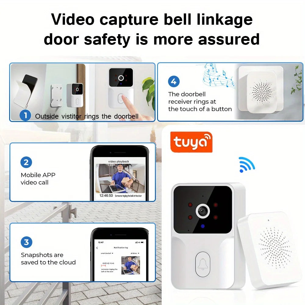 Tuya Smart Wireless Video Doorbell Camera