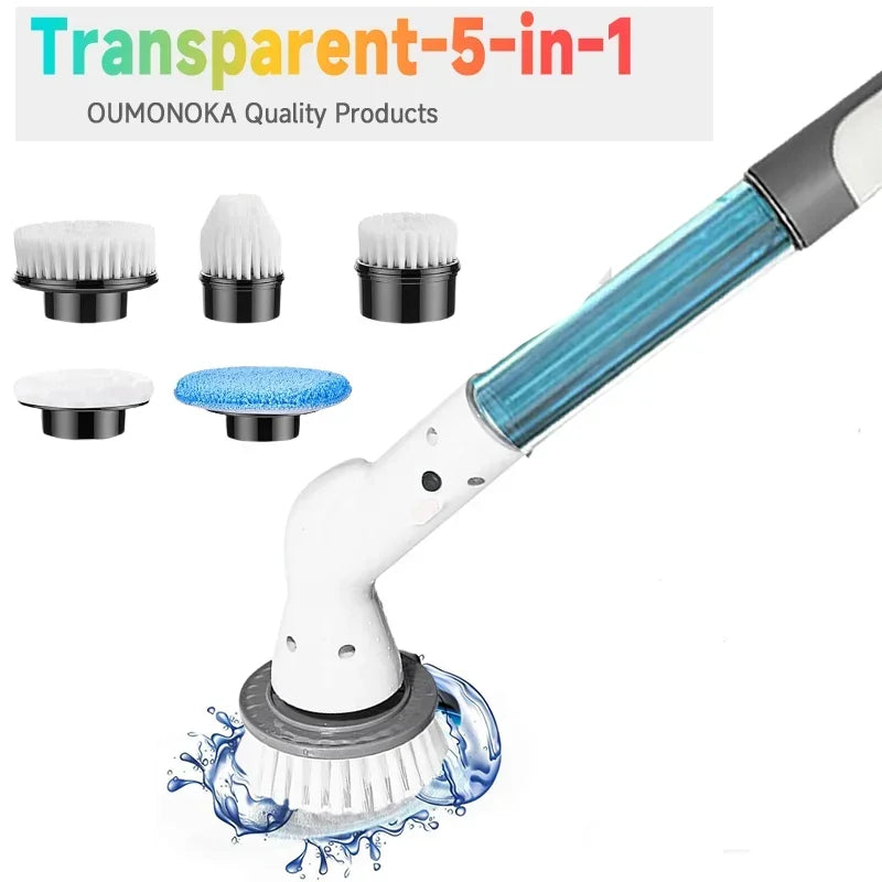 Cordless Electric Spin Scrubber Multipurpose Cleaning Brush