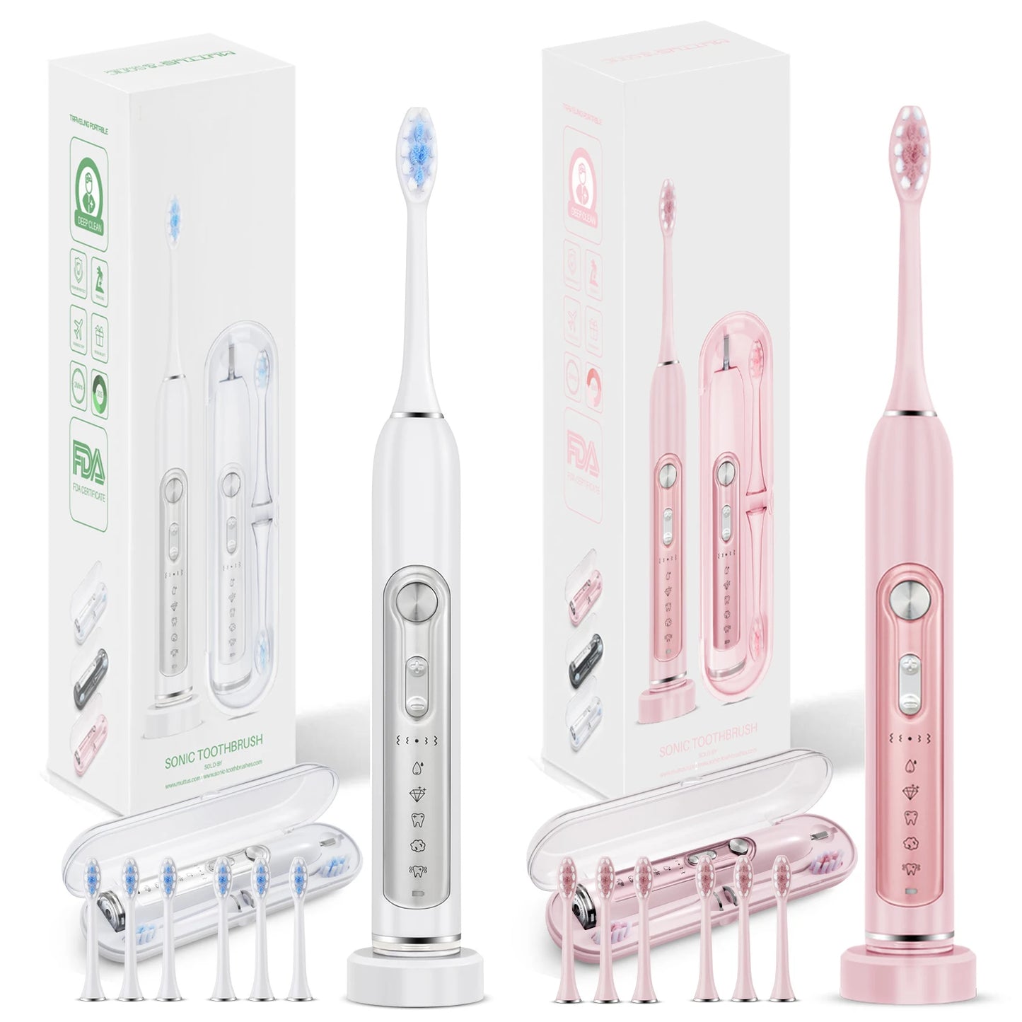 SUBORT S7 Sonic Electric Toothbrush with Timer