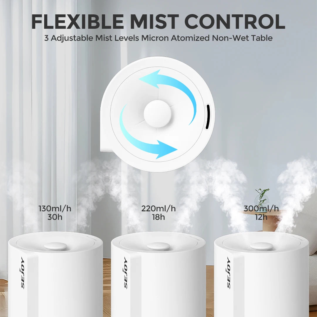 SEJOY Ultrasonic Air Humidifier Large Room Bedroom