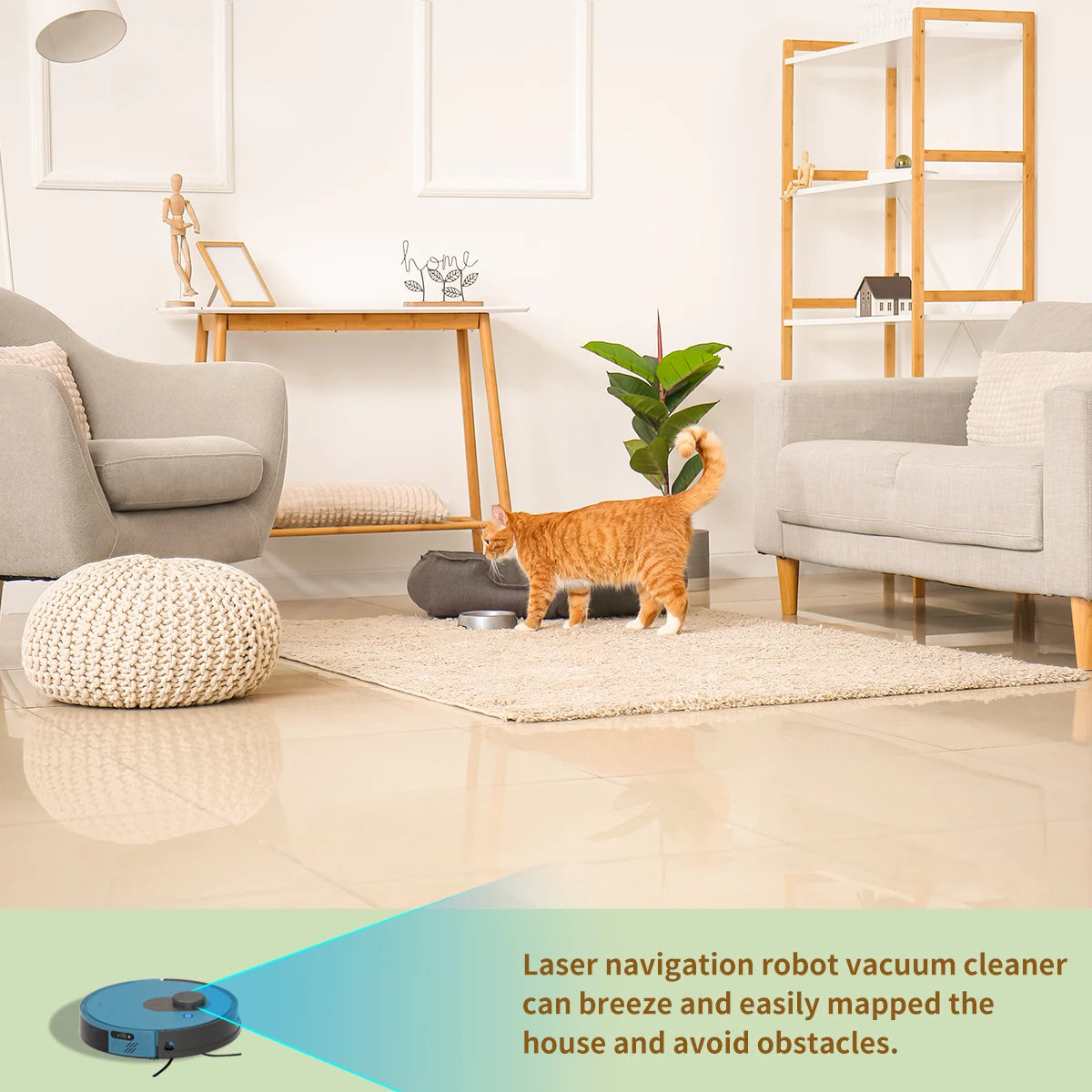 OKP L1 Robot Vacuum with Lidar Navigation