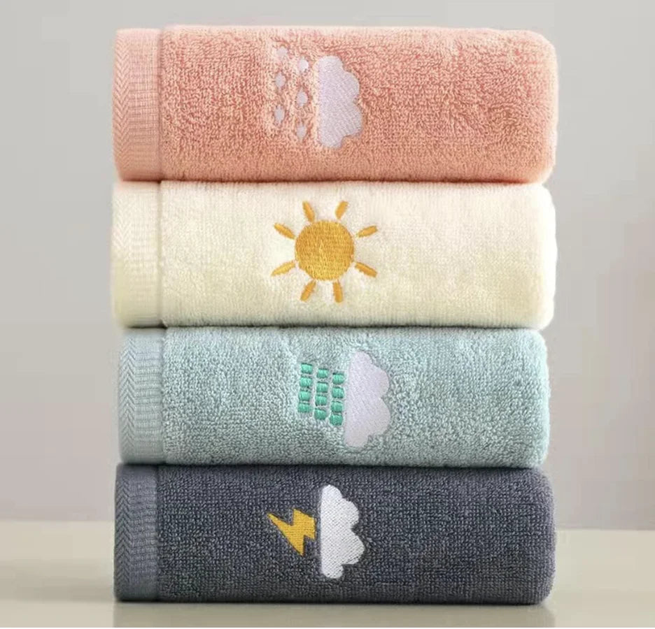 Set of 4 Soft Cotton Hand Towels