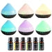 500ml Ultrasonic Air Humidifier & Essential Oil Diffuser 