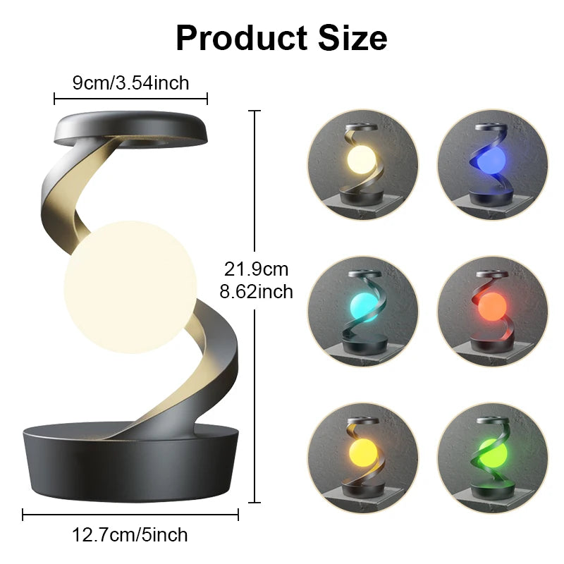 Charging LED Night Lamp Motion Sensor Floating Bedside Table Lamp Rechargeable Modern Night Light for Bedroom Home Decor
