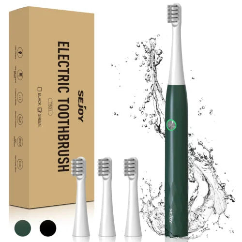 Sejoy Rechargeable Sonic Toothbrush 5 Cleaning Modes