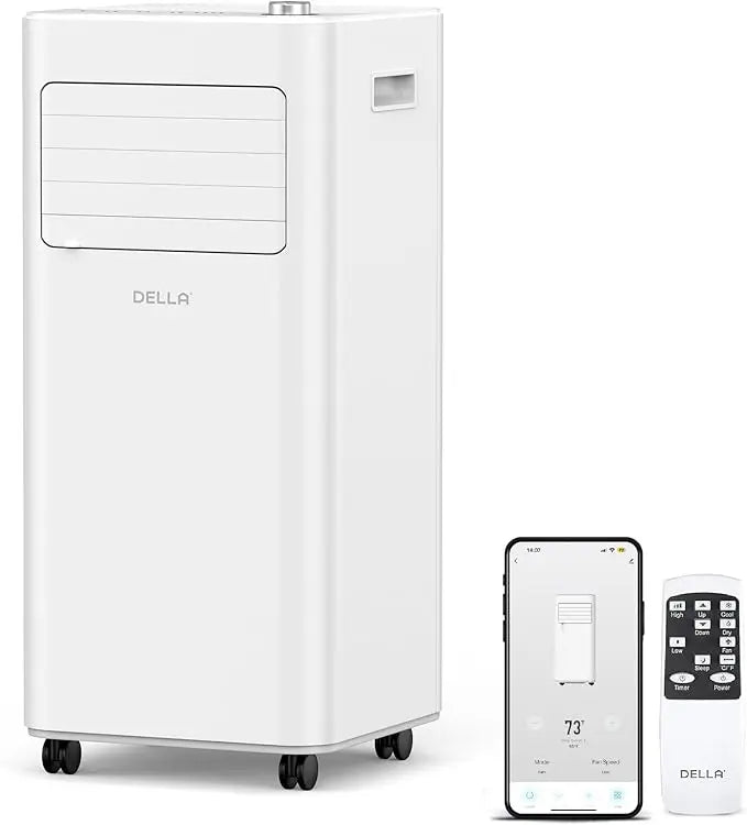 DELLA 10000 BTU Smart Portable AC with WiFi