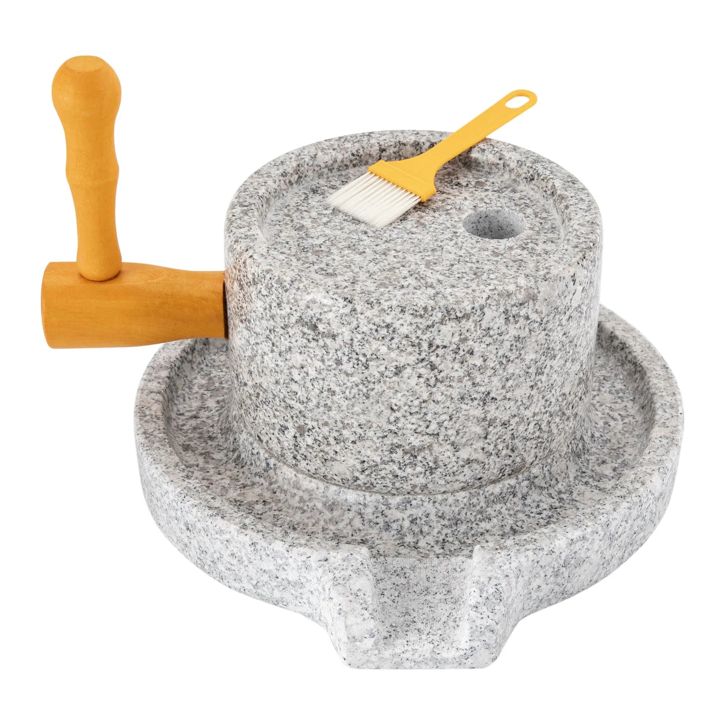 Natural Granite Manual Grain Grinding Millstone