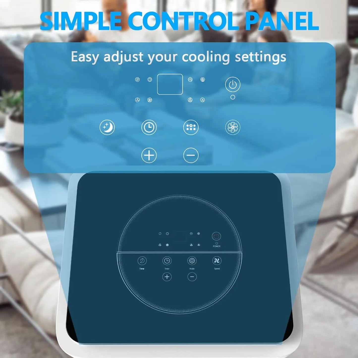 8000 BTU Portable Air Conditioner with Remote Control