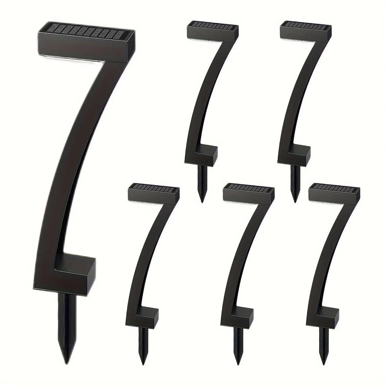 6-Pack Solar Outdoor Garden Pathway Lights