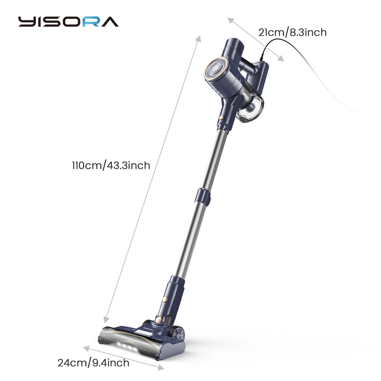 I8 Corded Stick Vacuum Cleaner for Home