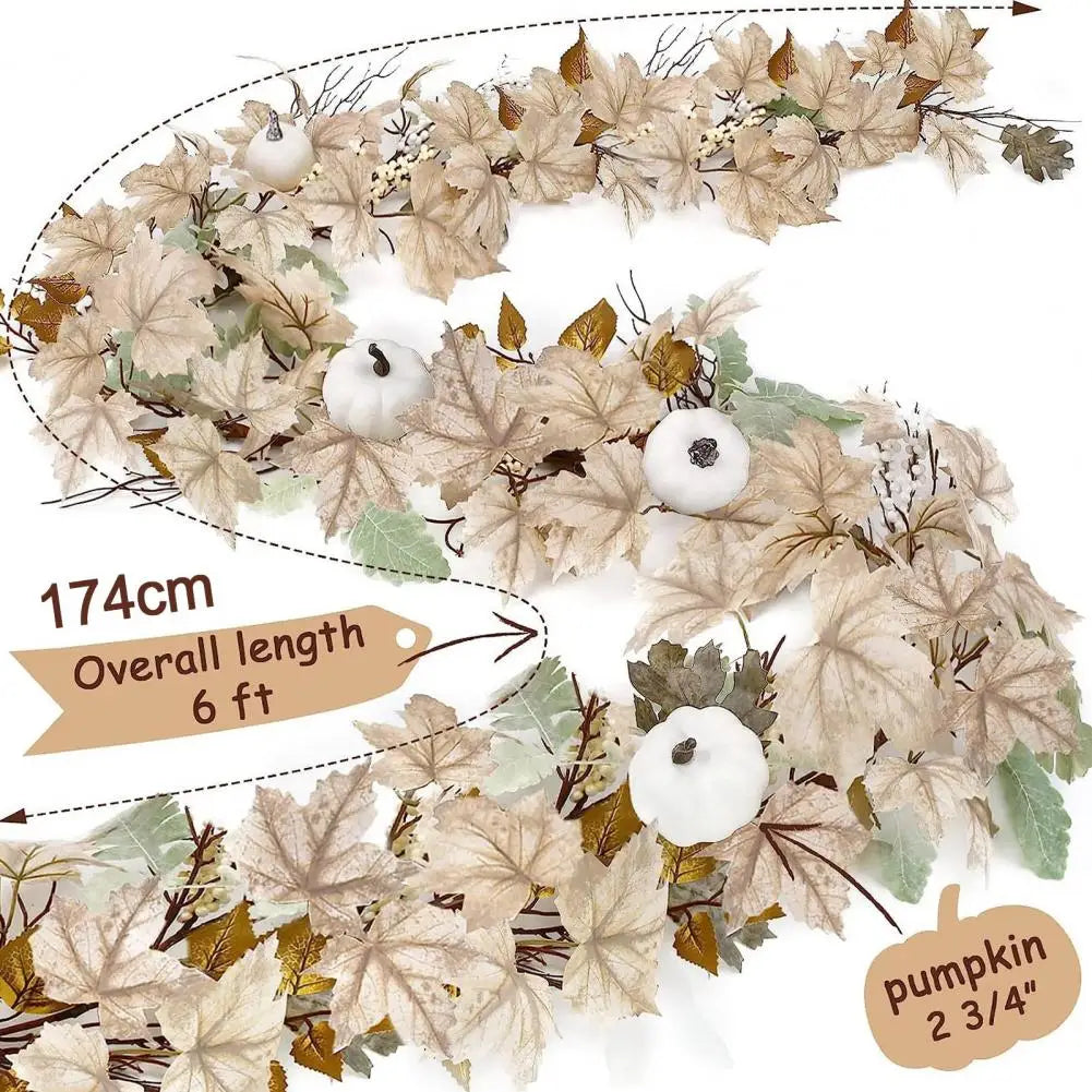 Autumn Harvest Garland for Festive Home Decor