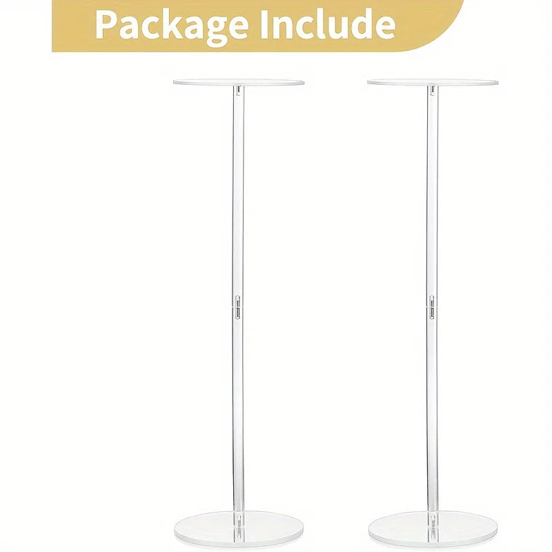 Elegant Acrylic Flower Stand for Event Decor