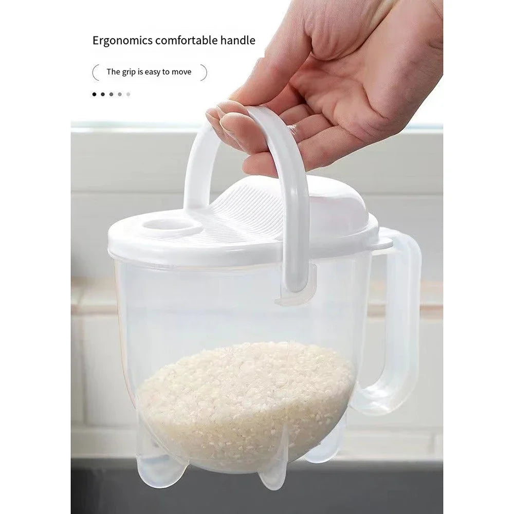 Portable Rice Washer Strainer Bowl