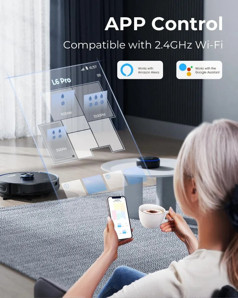 Robot Vacuum Mop Combo with Self-Emptying Station