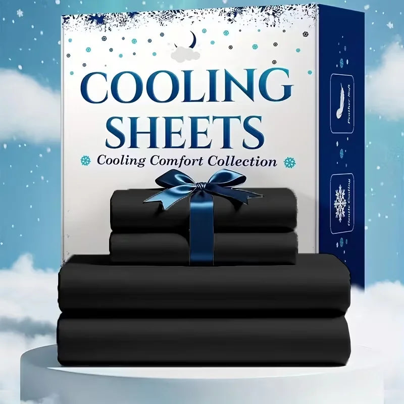 Bamboo Cooling Queen Size Sheet Set – 4-Piece/6-Piece Ultra Soft Breathable Bedding for Hot Sleepers, Deep Pocket Bed Sheets for Kids & Adults