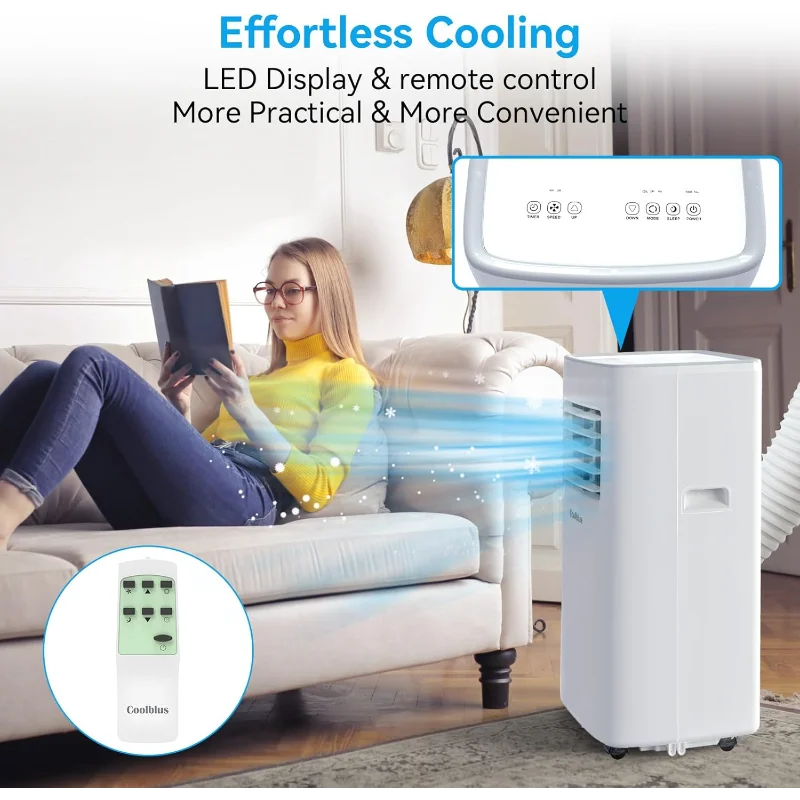 8500 BTU 3-in-1 Portable Air Conditioner Unit