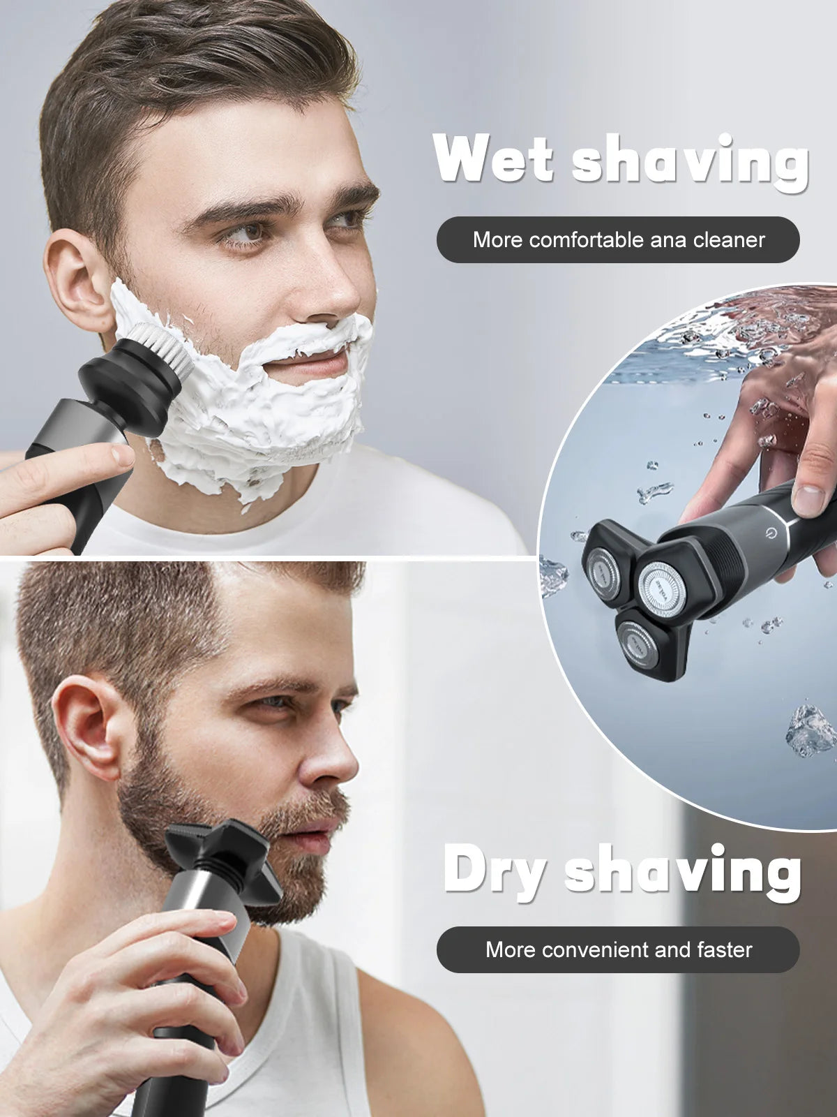 SEJOY 5-in-1 Electric Shaver and Trimmer