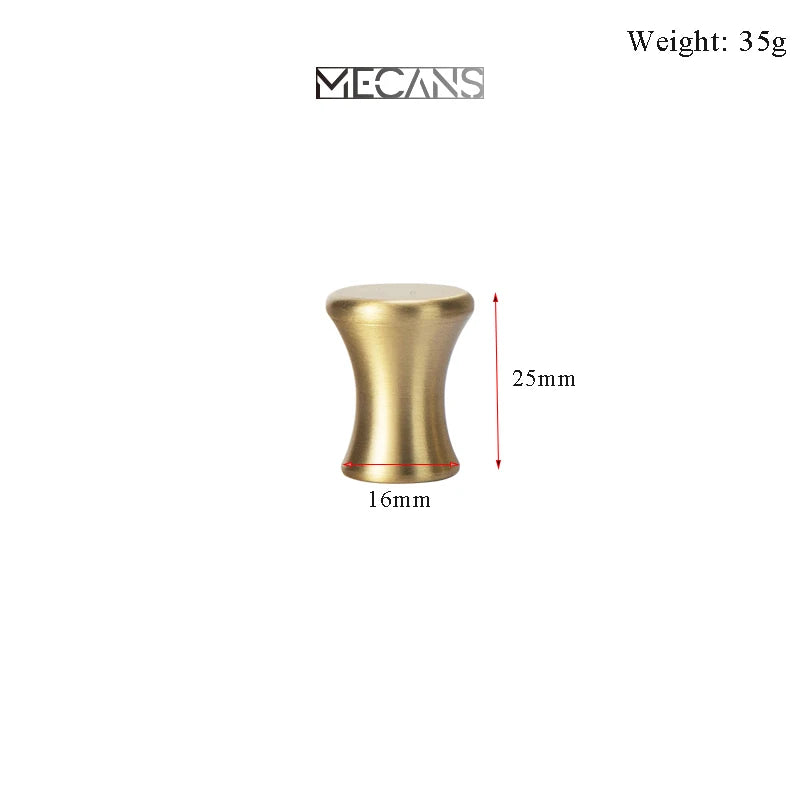 Solid Brass Cabinet Handles & Drawer Pulls – Pure Copper Bar Knobs for Kitchen & Furniture