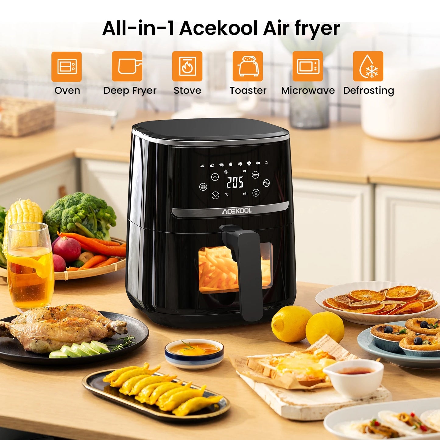 5-Quart Digital Air Fryer Toaster Oven