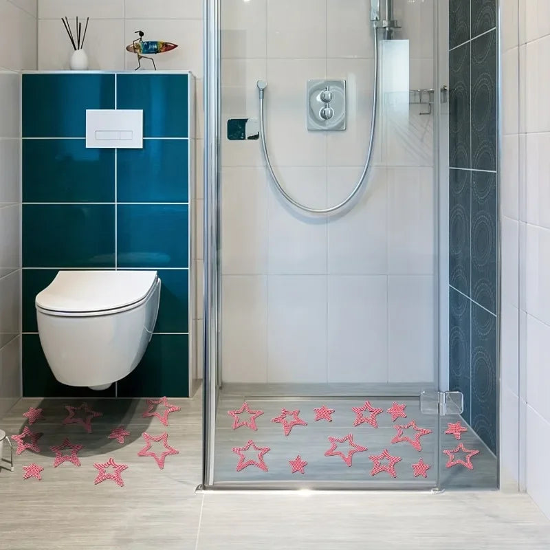 Star Shaped Waterproof Non-Slip Bathtub Stickers