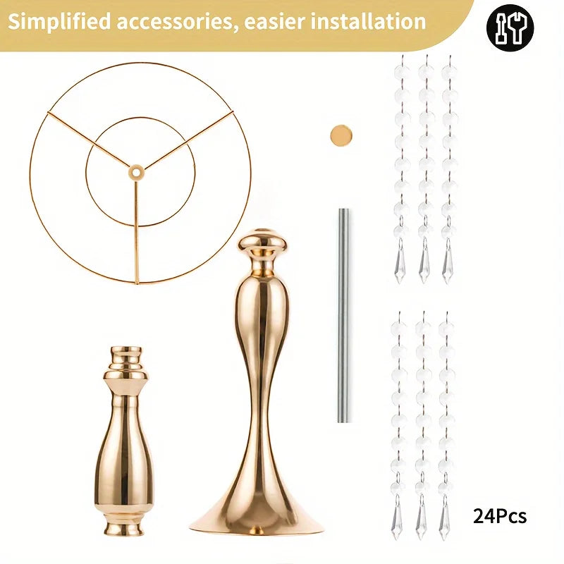 Crystal Flower Stand Wedding Centerpiece Decoration Vase