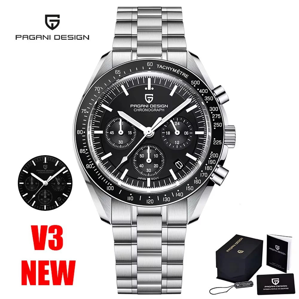 PAGANI Design Sport Panda Chronograph Luxury Watch