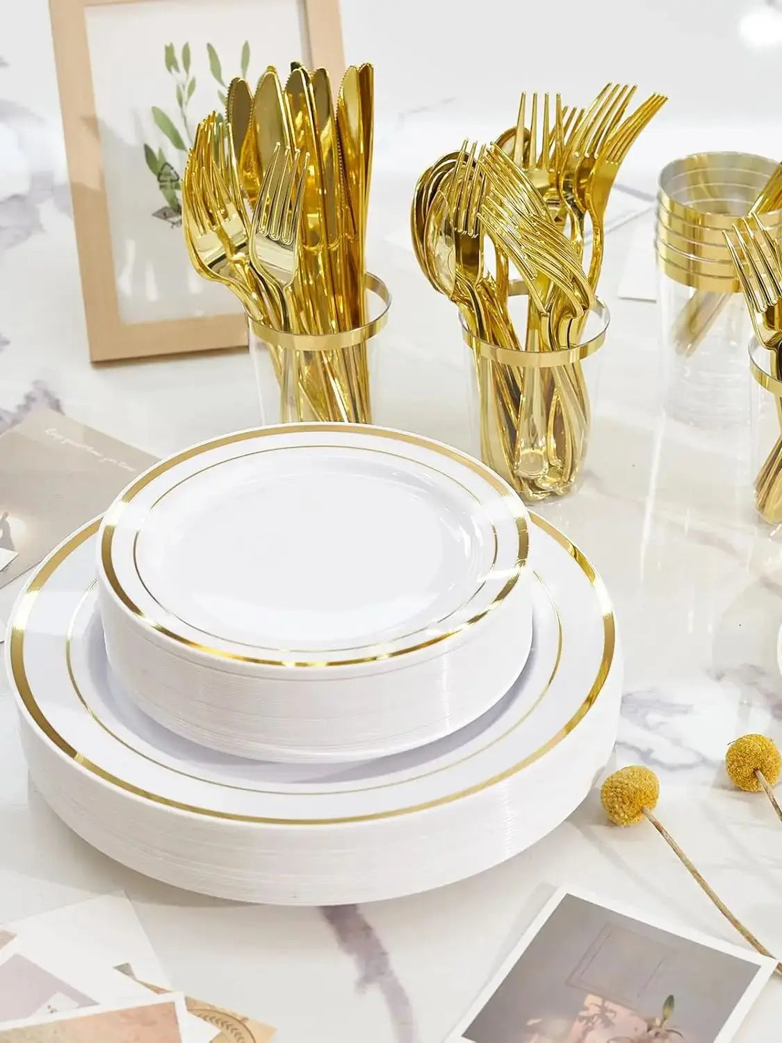 Premium Disposable Tableware Set for Party Events