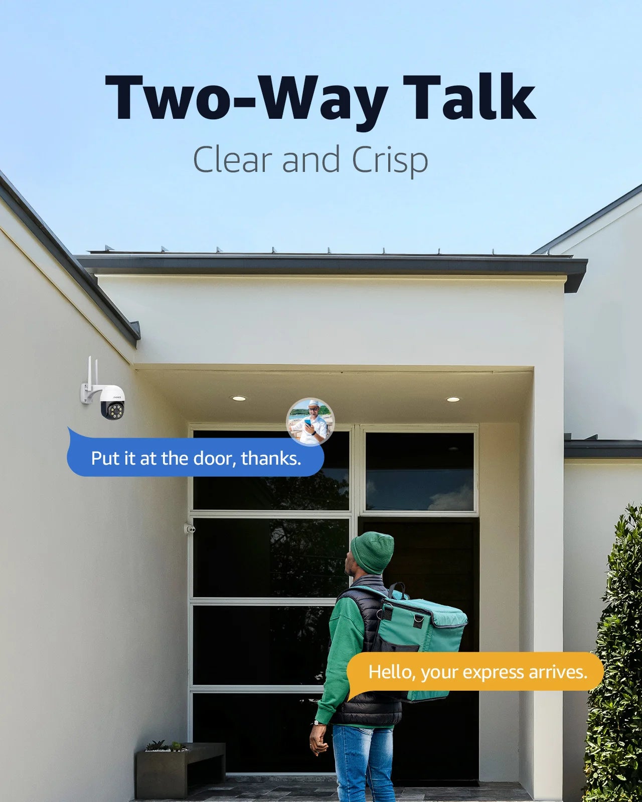 ANNKE 4MP WiFi PTZ Security Camera Alexa