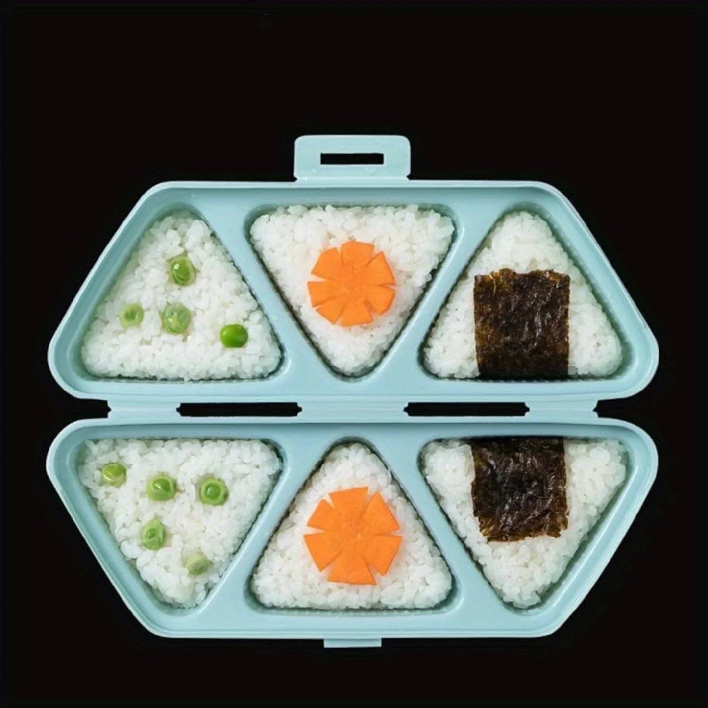 6-Cavity Triangle Rice Ball Onigiri Mold