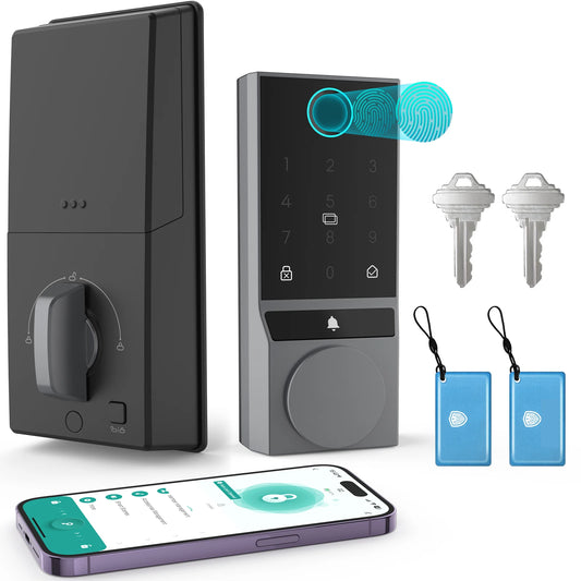 Fingerprint Smart Lock with Bluetooth App Control