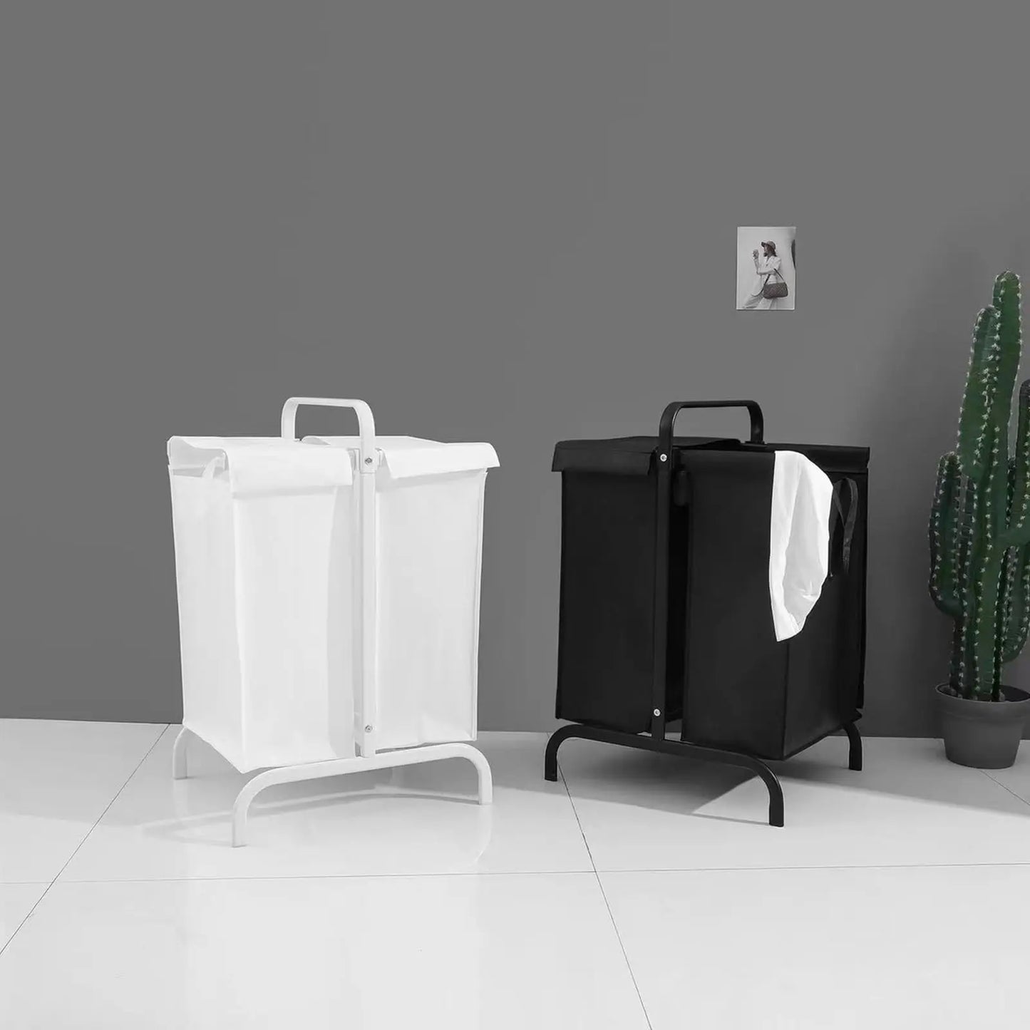 Large Oxford Laundry Hamper Clothes Basket Sorter