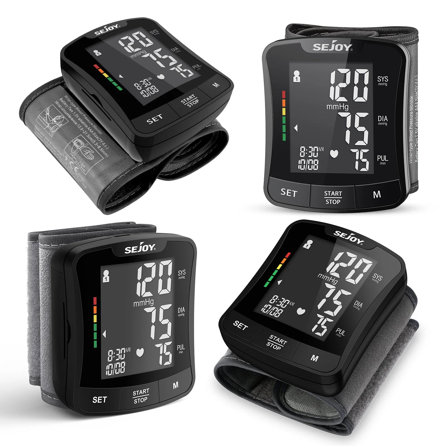 SEJOY Digital Wrist Blood Pressure Monitor