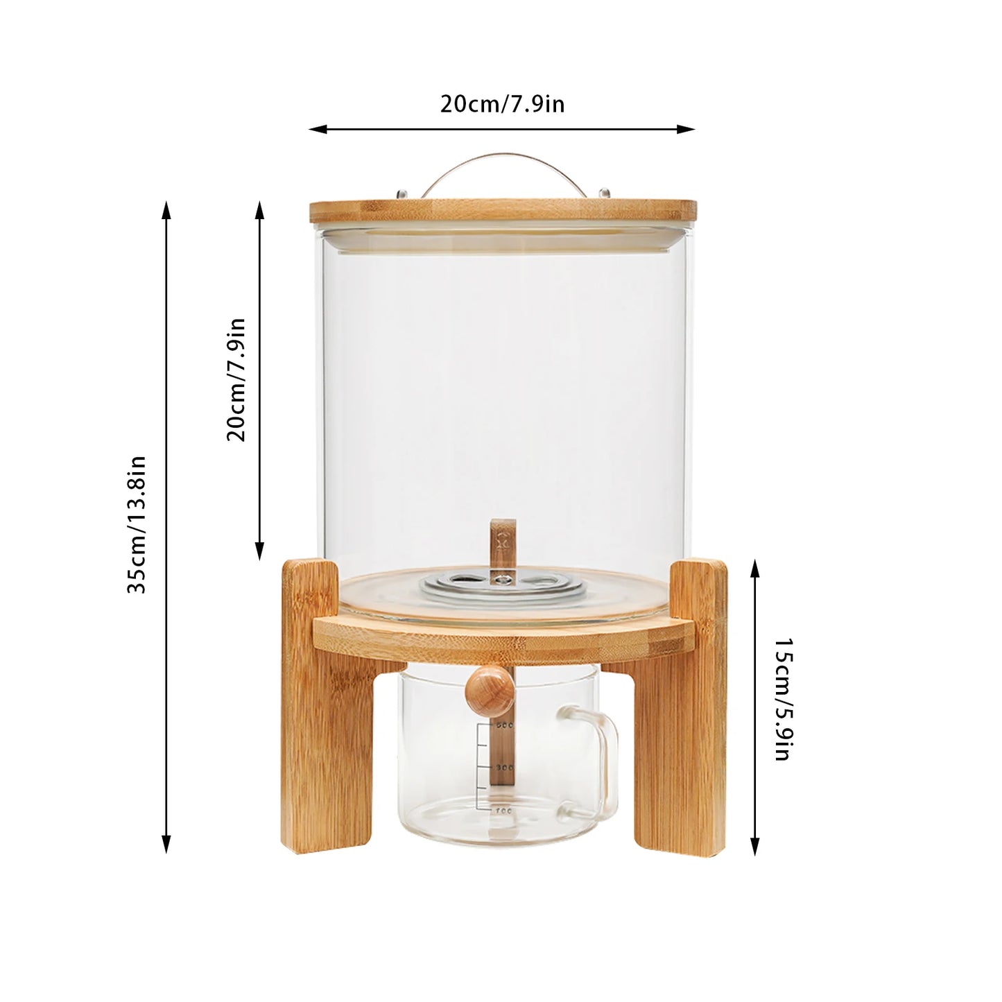 5L Cereal Dispenser for Pantry Storage
