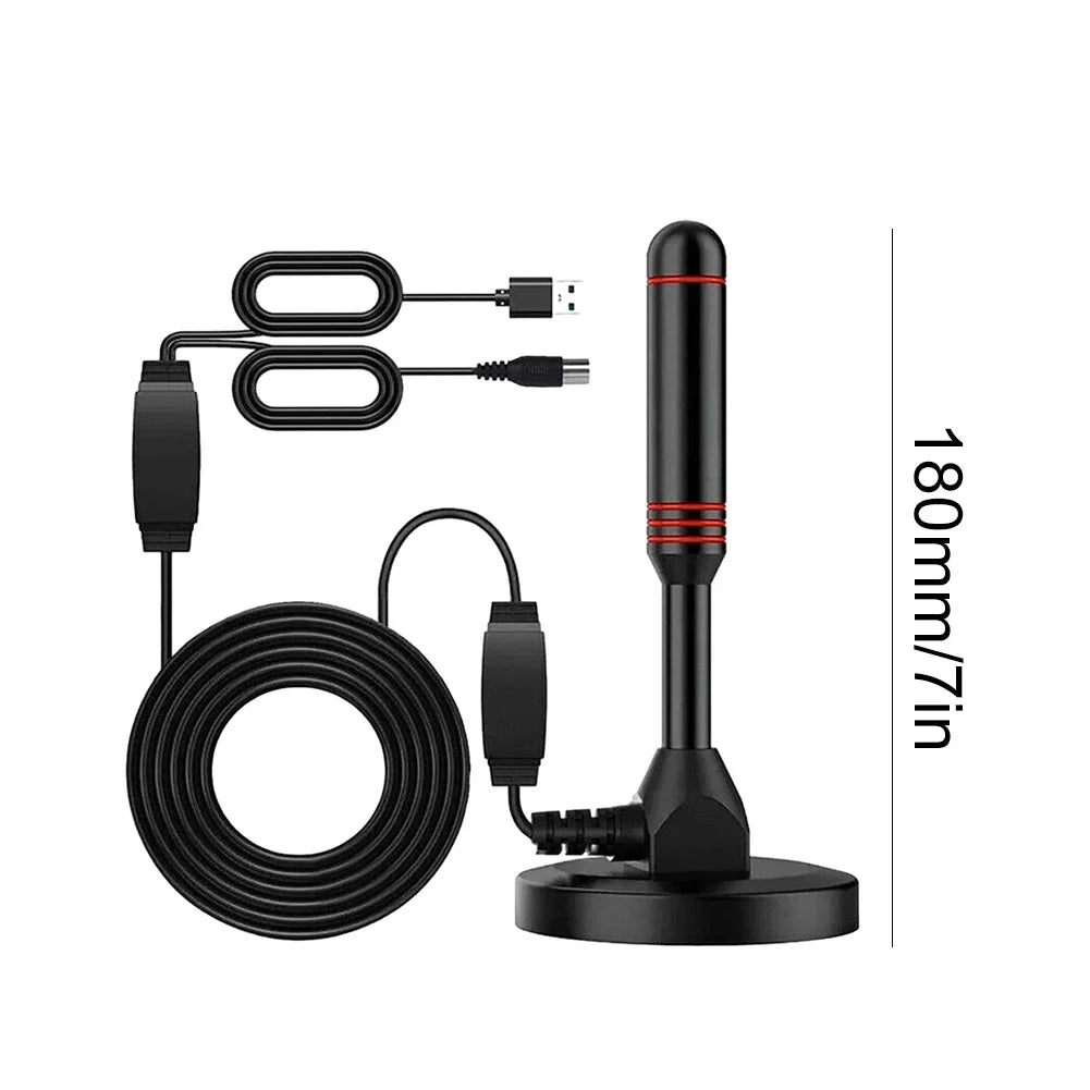 Portable HDTV Antenna with 300cm Coax Cable