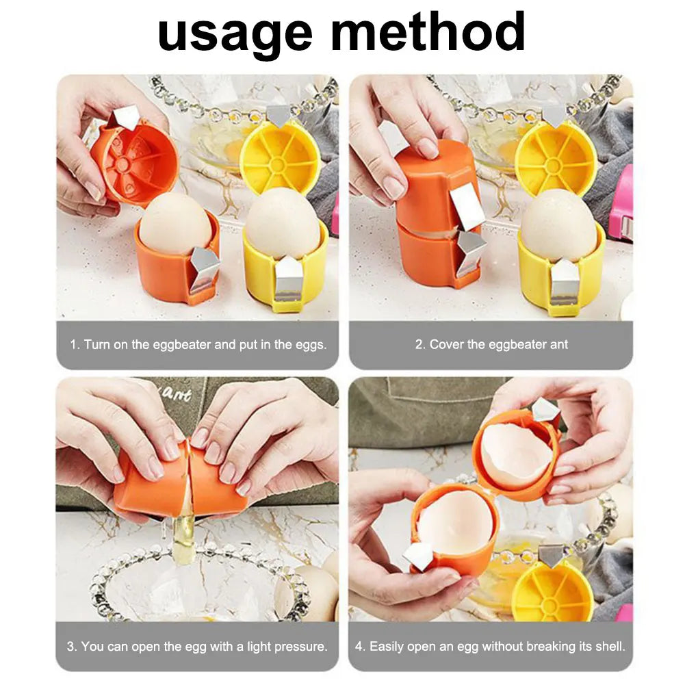 Egg Shell Opener and Separator