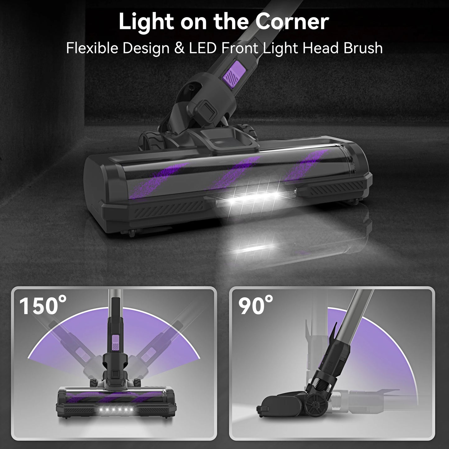 INSE S10 Cordless Stick Vacuum with Powerful Suction