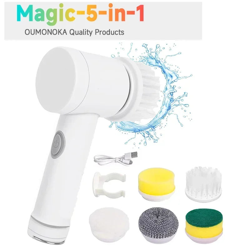Cordless Electric Spin Scrubber Multipurpose Cleaning Brush
