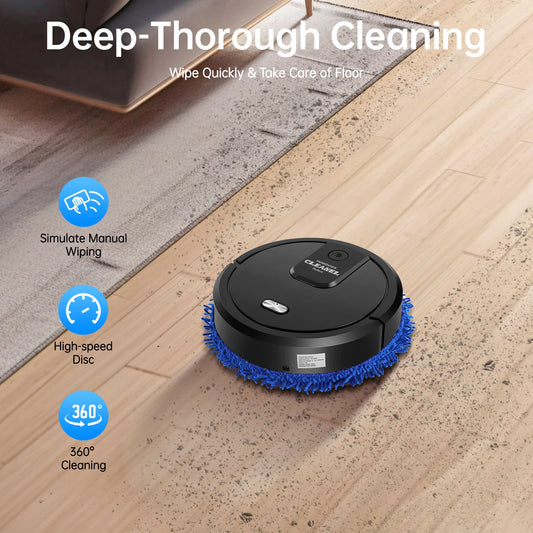 Intelligent Robot Vacuum Cleaner with Automatic Mopping
