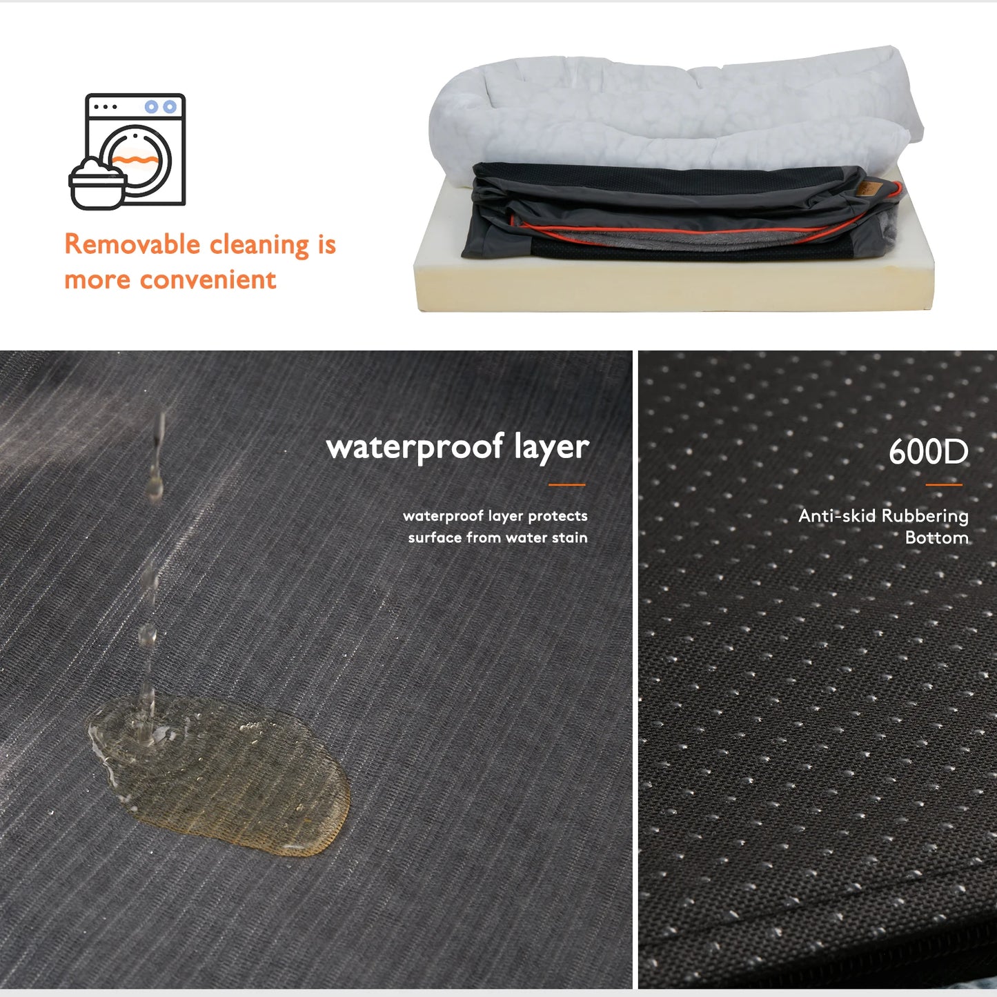 Large Soft Warm Waterproof Dog Bed