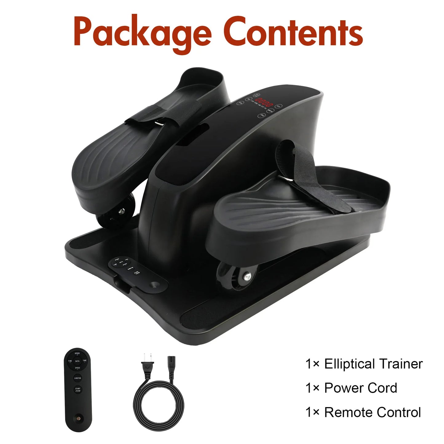 Electric Under Desk Elliptical Pedal Exerciser Machine