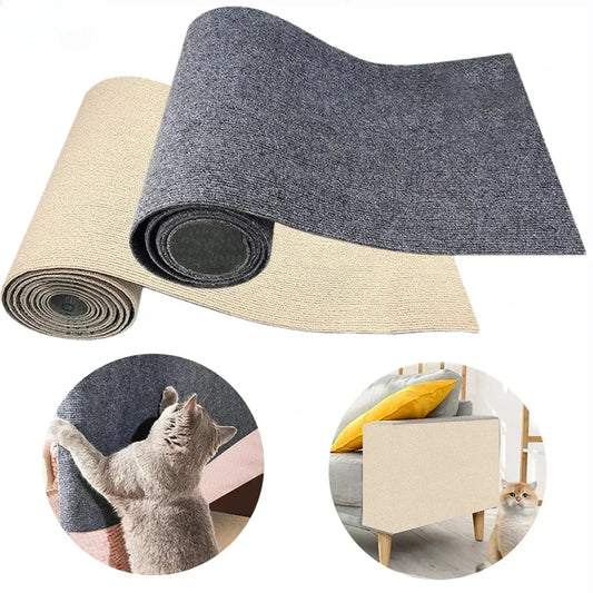 Self-Adhesive Cat Scratching Mat Carpet Accessories