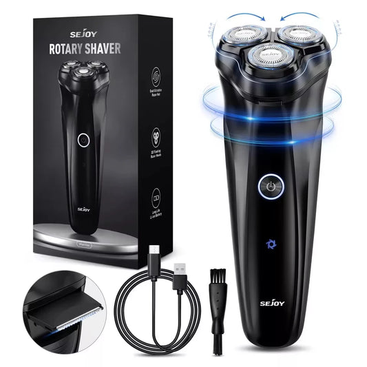 SEJOY 3D Rotary Electric Razor for Men