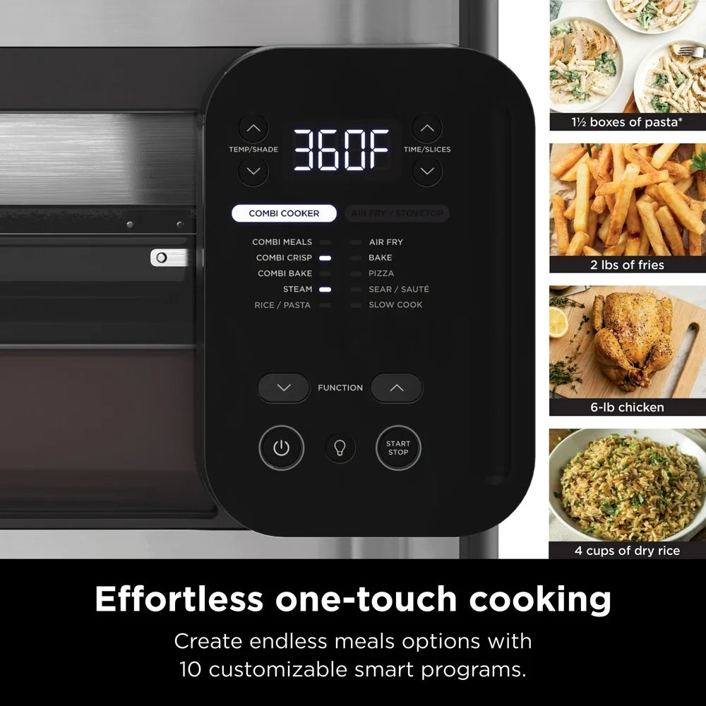 10-in-1 Stainless Steel Multicooker Air Fryer
