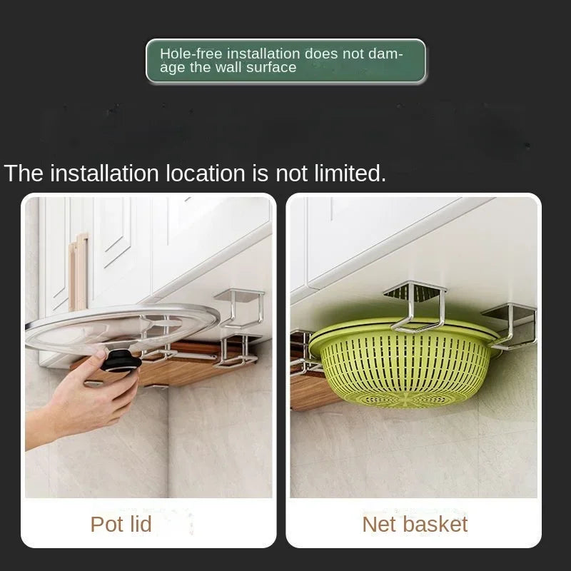Self-Adhesive Kitchen Sponge Rack Wall Holder