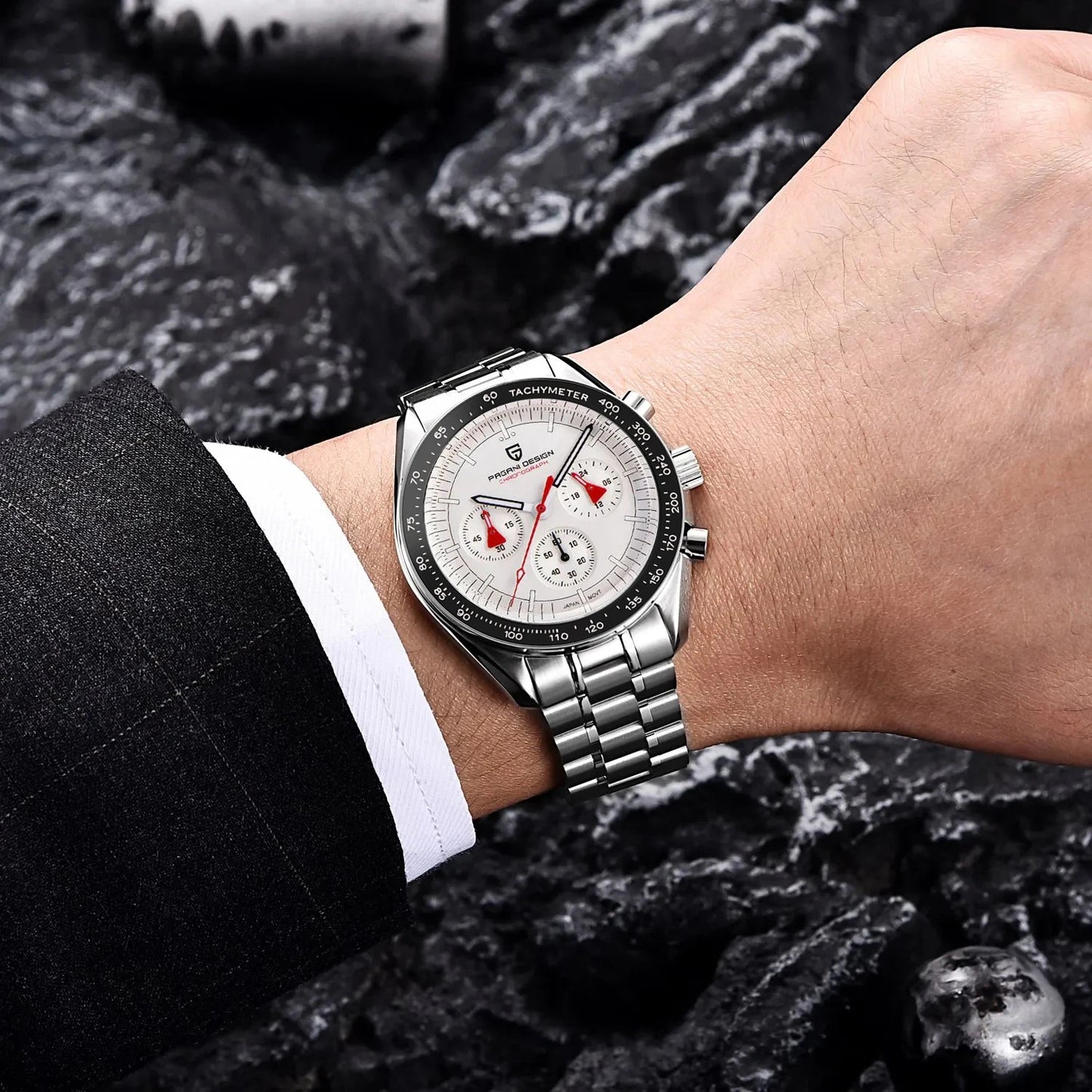 PAGANI Design Sport Panda Chronograph Luxury Watch